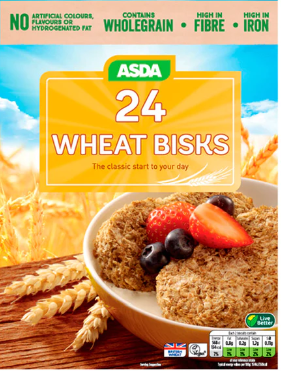 Asda 24 Wheat Bisks 400g
