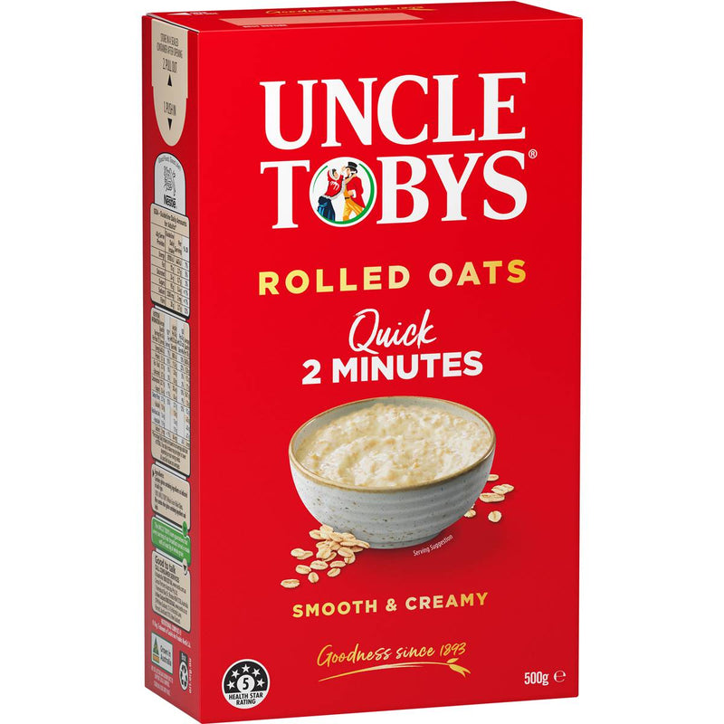 Uncle Tobys Rolled Oats 500g