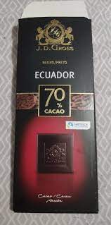 J.D. GROSS DARK CHOCOLATE 70% COCOA