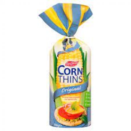 Real foods Corn Thins Original 150g