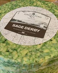 SAGE DERBY HANDMADE ENGLISH CHEESE