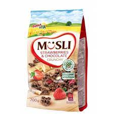 Bona Vita Muesli Strawberries & Chocolate Crunchy 700g