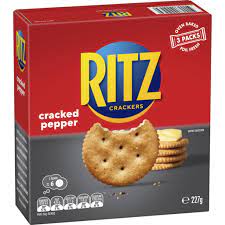 Ritz Crackers Cracked Pepper 227g