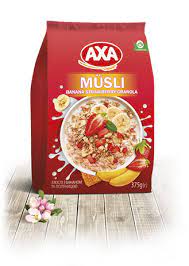 AXA Muesli Croccante Banana E Fragola 500g