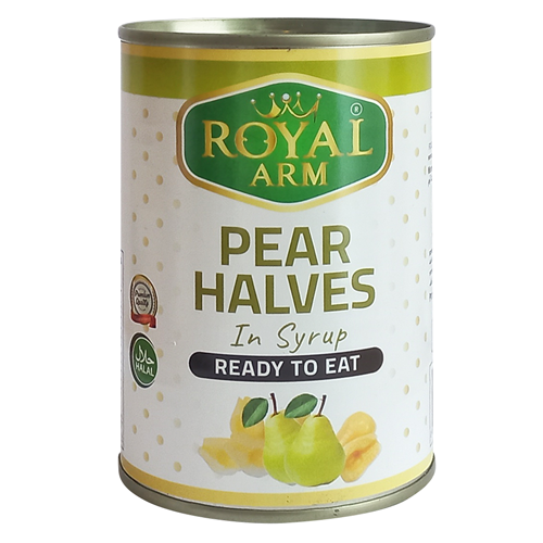 Royal Arm Pear Halves in Syrup 425g