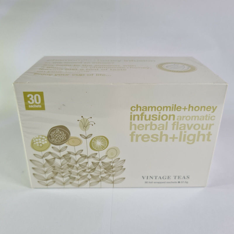 Chamomile Infusion Aromatic Herbal Flavour Fresh + Light 30 Bags