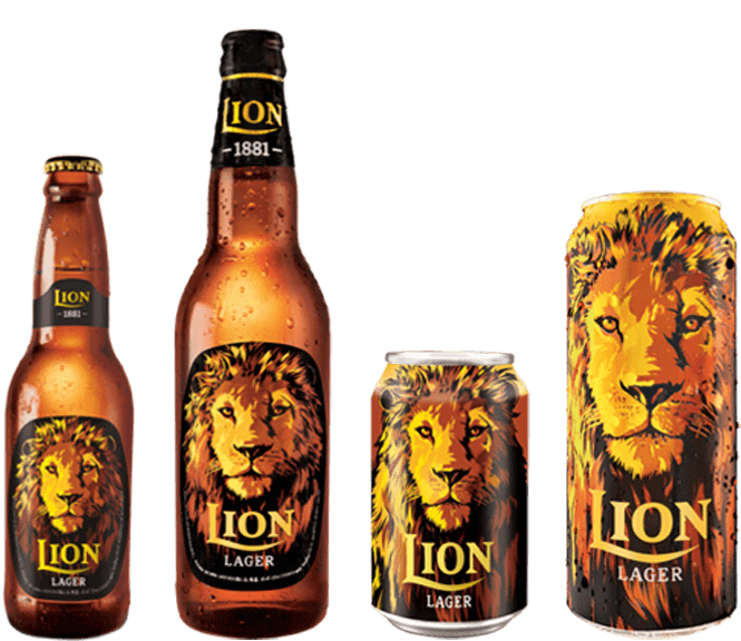 Lion Lager (available in different sizes)